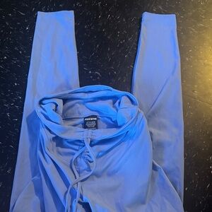 Victoria's Secret Light Blue Drawstring High-Rise Leggings